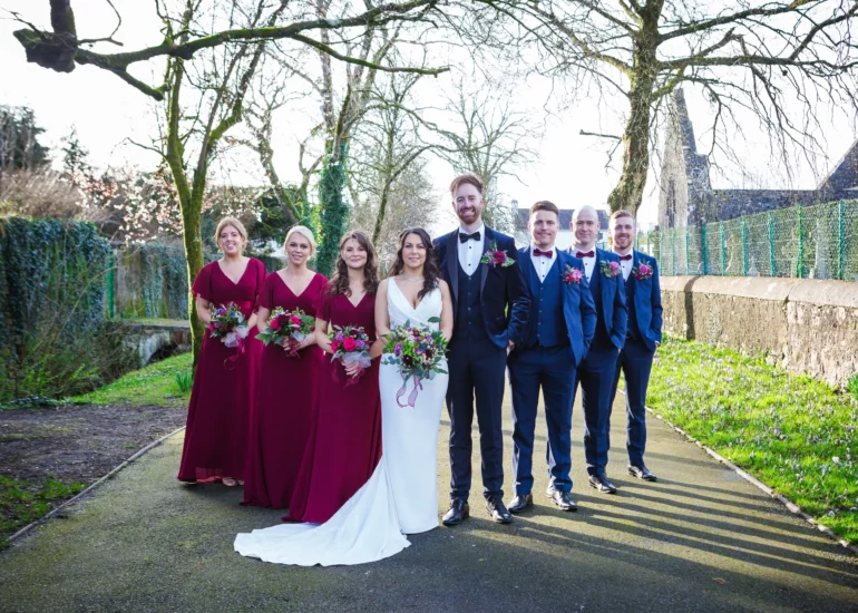 Joanna and Benn at their Loughrea Hotel wedding
