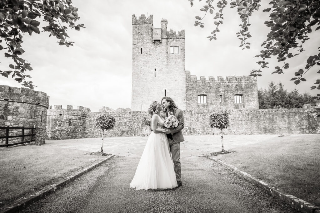 Zora and Noel at their summer Cloughan Castle wedding